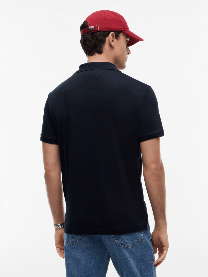 Load image into Gallery viewer, Tommy Hilfiger Mens Liquid Cotton Essential Polo - Desert Sky
