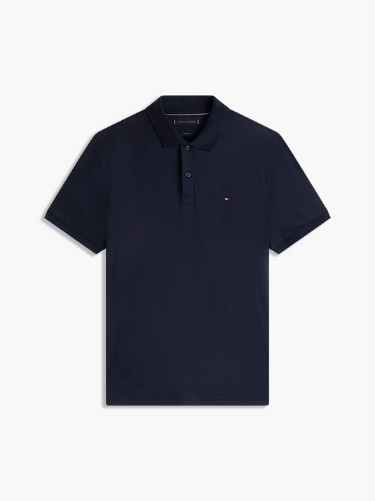 Tommy Hilfiger Mens Liquid Cotton Essential Polo - Desert Sky