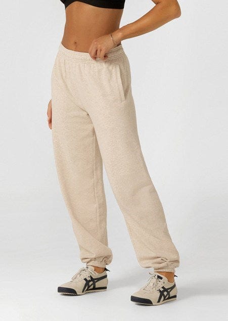 Lorna Jane Womens LJC Heritage Sweatpants - Oat Marl