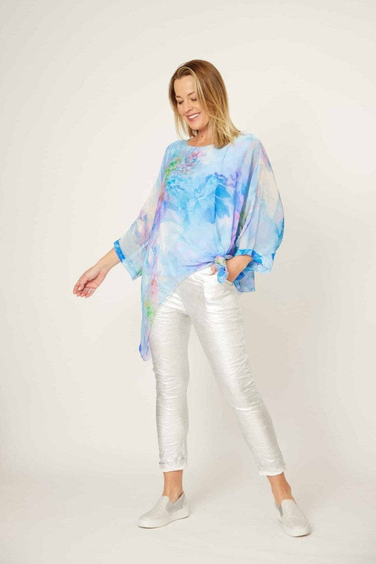 La Strada Womens 30% Silk Kaftan