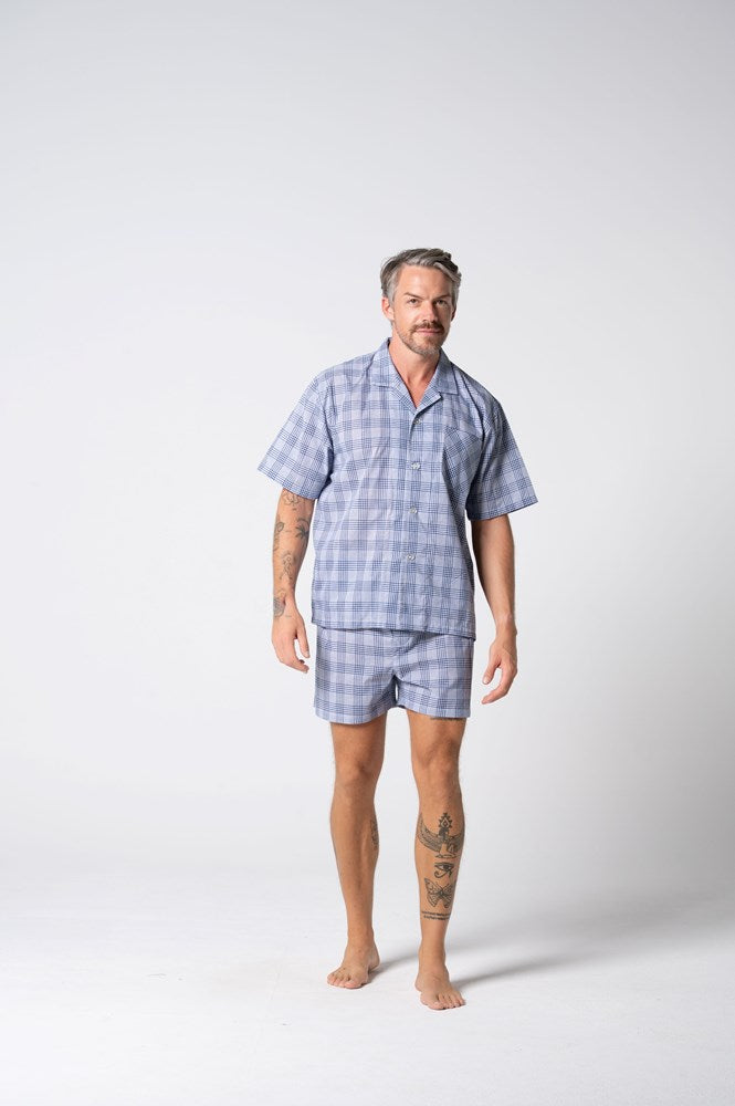 Load image into Gallery viewer, Lynx Mens Summer Short Sleeve Set - Harrington Check
