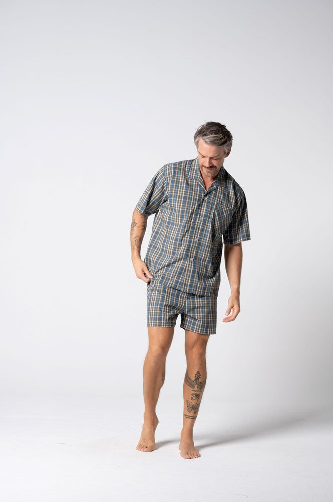 Load image into Gallery viewer, Lynx Mens Summer Short Sleeve Set - Hinterland Check
