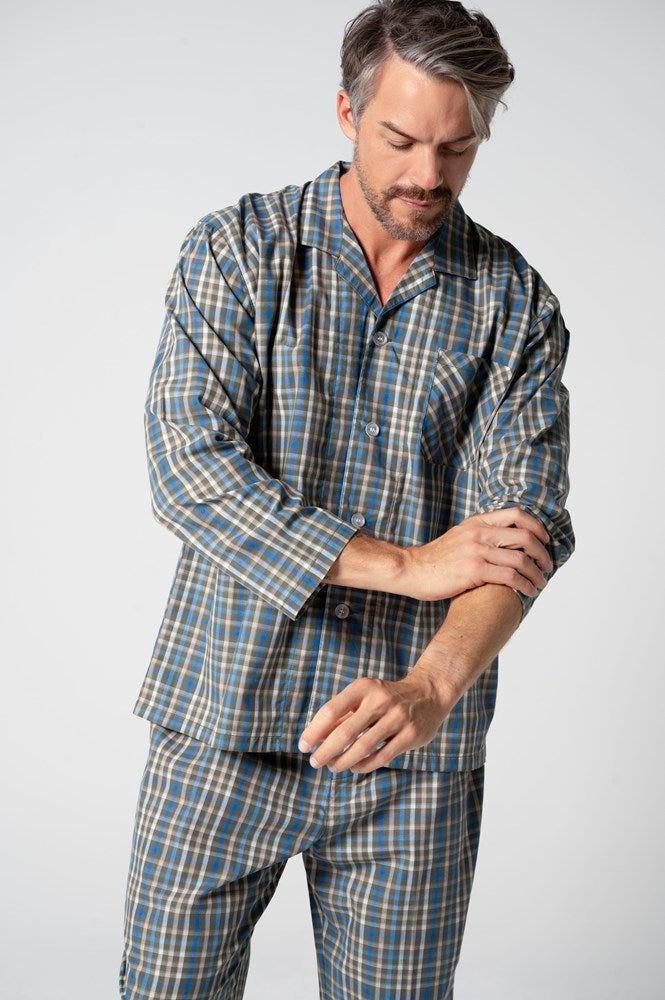Load image into Gallery viewer, Lynx Mens Summer Long Sleeve Set - Hinterland Check
