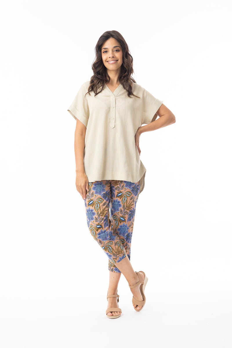 Load image into Gallery viewer, Orientique Womens Las Cuevas Bangalene Pants
