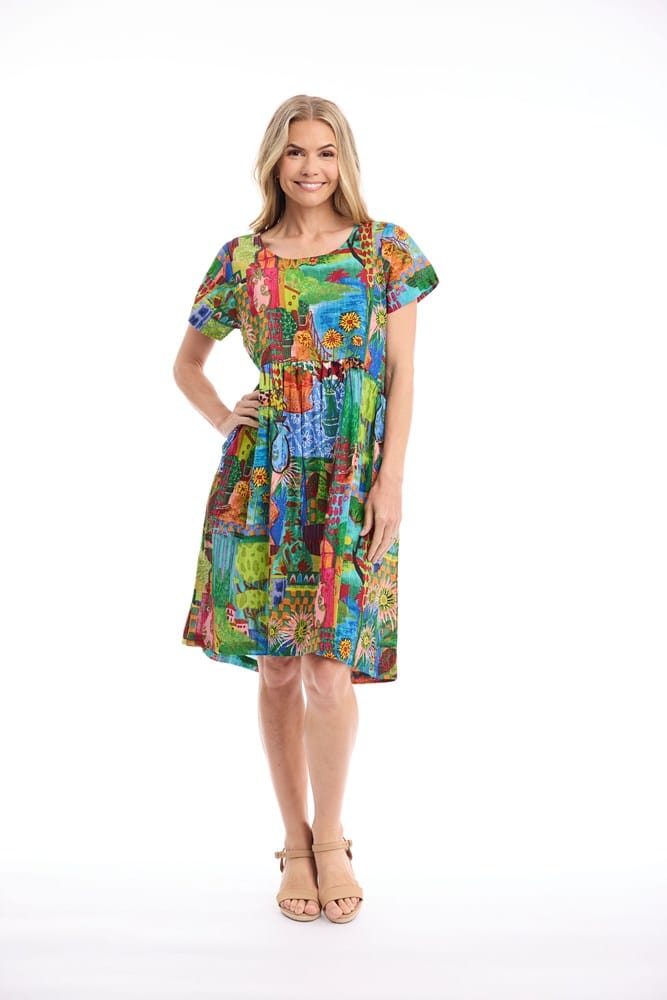 Load image into Gallery viewer, Orientique Womens Le Moulin Dress Boxy
