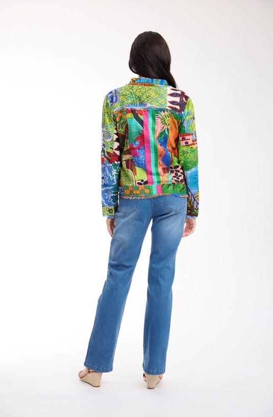 Orientique Womens Le Moulin Jacket Fringe