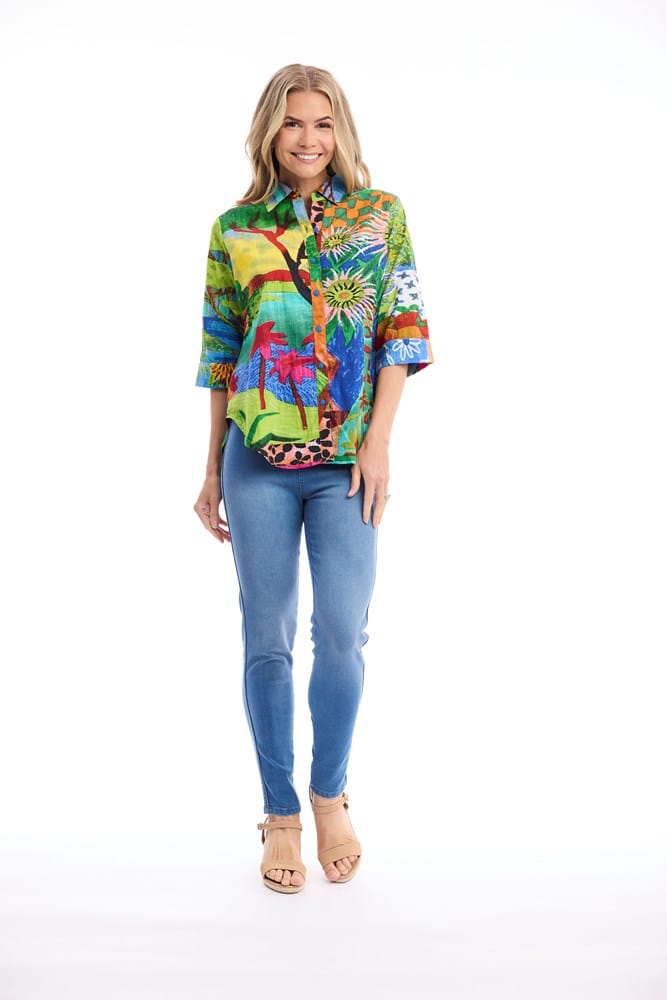 Load image into Gallery viewer, Orientique Womens Le Moulin Shirt
