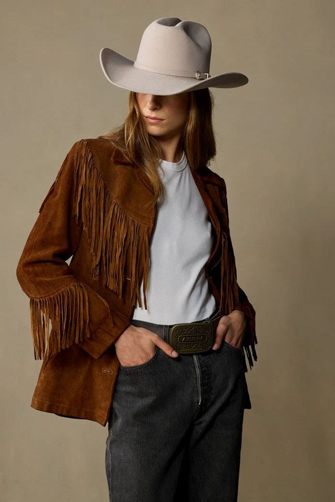Load image into Gallery viewer, Akubra Legends Chocolate Brass Belt
