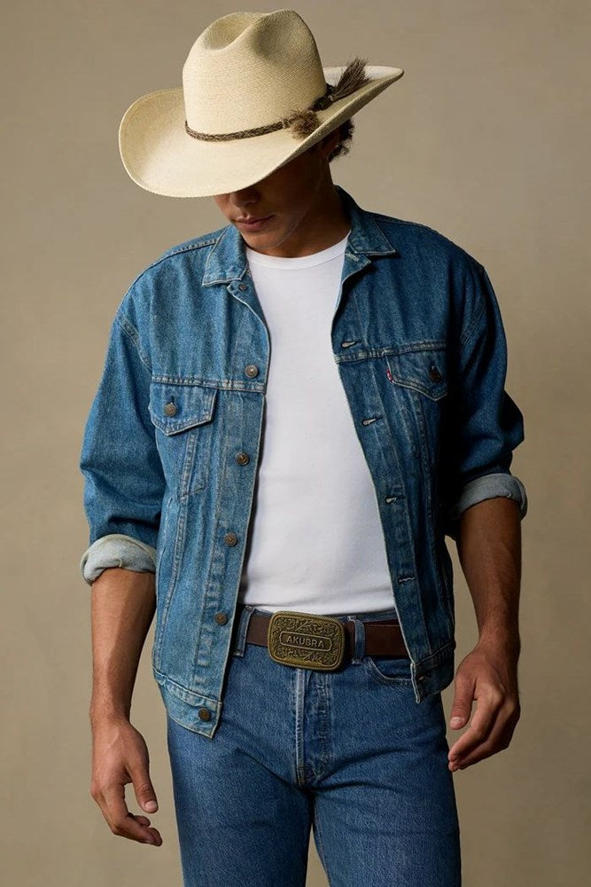 Load image into Gallery viewer, Akubra Legends Chocolate Brass Belt
