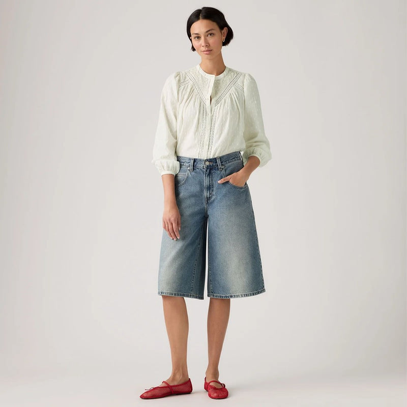 Load image into Gallery viewer, Levis Womens Super Baggy Jort Hazy Times
