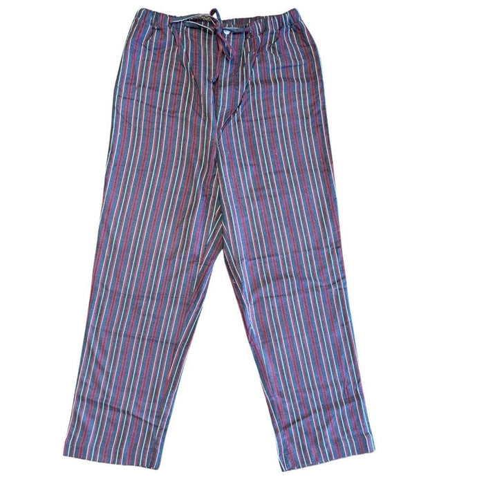 Koala Mens Cosy Suede Flannelette Lounge Sleep Pant - Burgundy