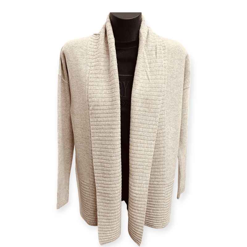 Load image into Gallery viewer, See Saw Womens 100% Luxe Merino Wool Rib Shawl Cardigan
