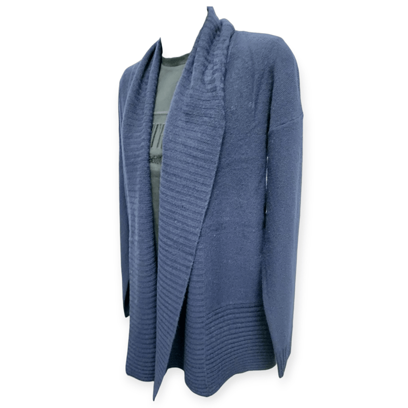 Load image into Gallery viewer, See Saw Womens 100% Luxe Merino Wool Rib Shawl Cardigan
