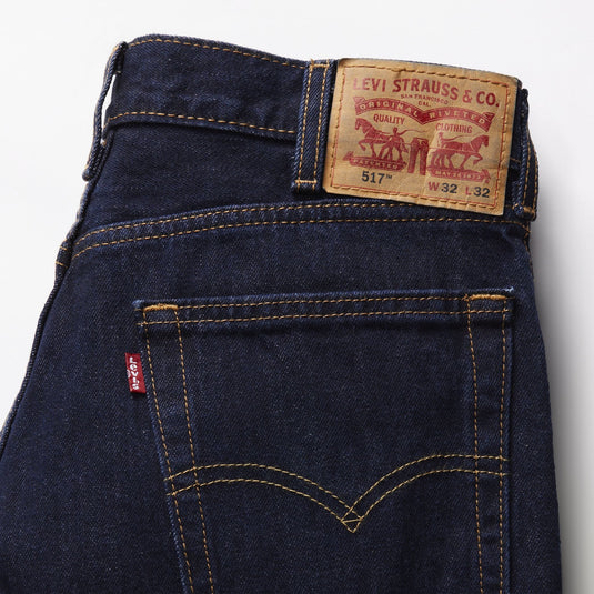 Levis Mens 517 Bootcut Jeans - Rinse