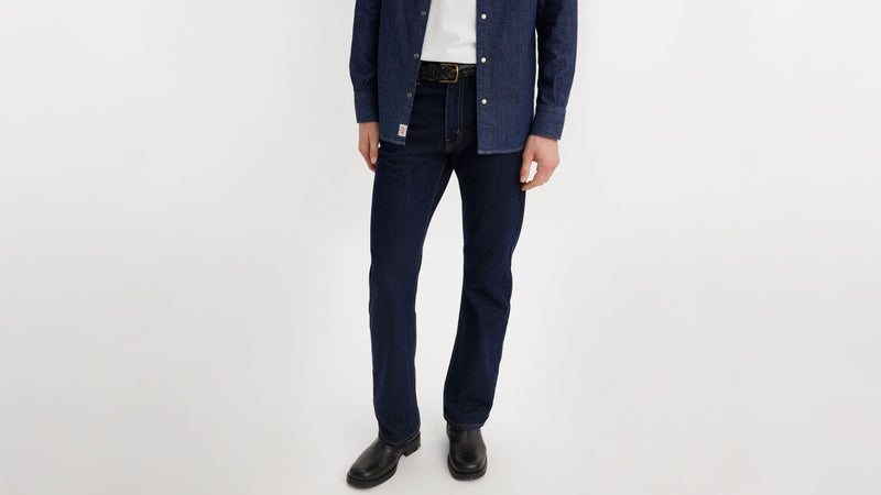 Load image into Gallery viewer, Levis Mens 517 Bootcut Jeans - Rinse
