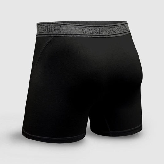 Tradie Mens Bamboo No Chafe Medium Leg Trunk