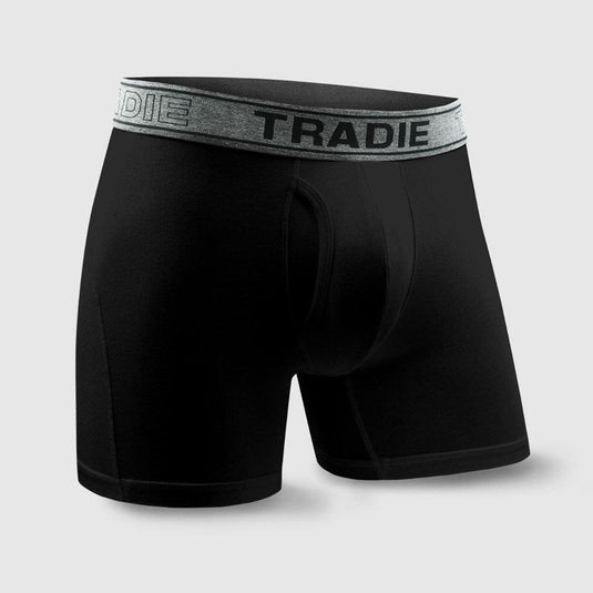 Tradie Mens Bamboo No Chafe Medium Leg Trunk