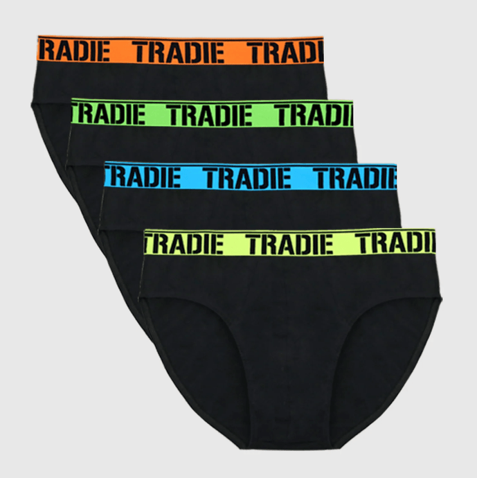 Tradies Mens 4 Pack Brief