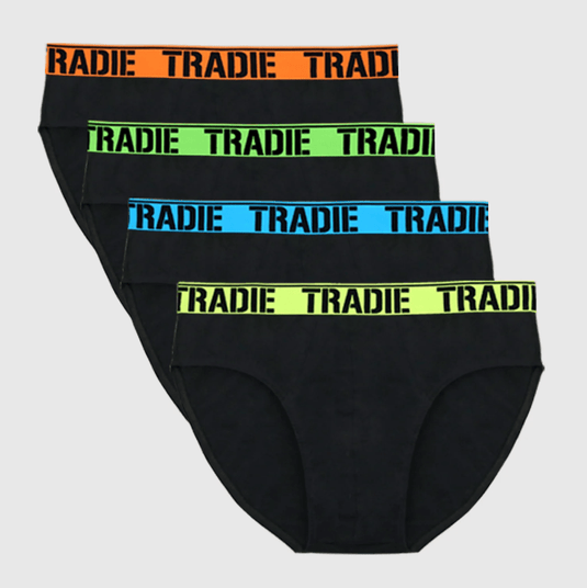 Tradies Mens 4 Pack Brief