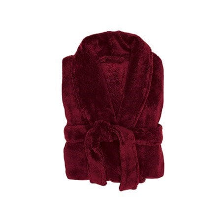 Bambury Microplush Bath Robe - Merlot