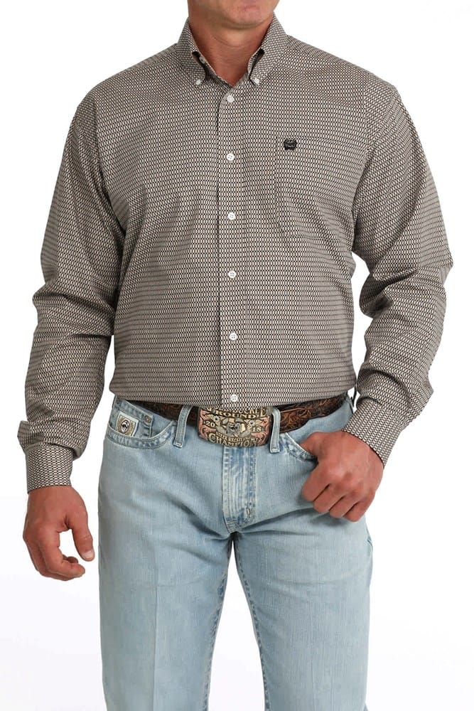 Load image into Gallery viewer, Cinch Mens Classic Fit Patterned Long Sleeve Shirt

