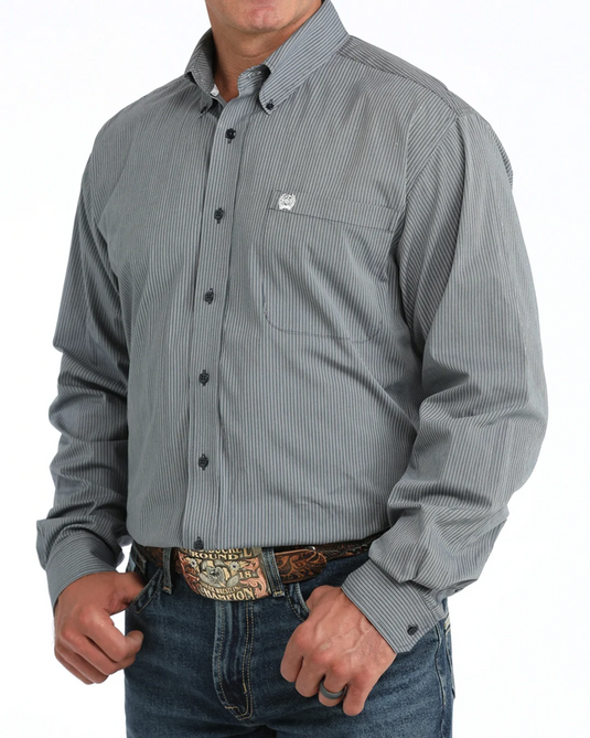Cinch Mens Stretch Classic Fit Button-Down Western Shirt