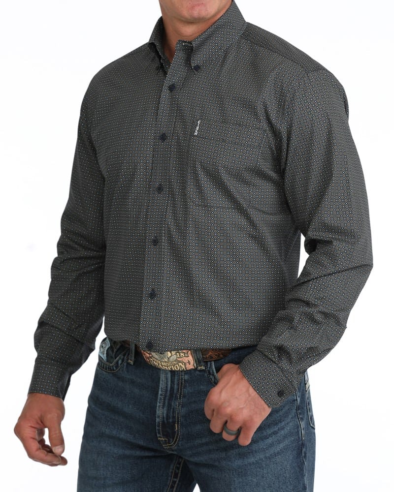Load image into Gallery viewer, Cinch Men's Modern Fit Geometric Patterned Shirt
