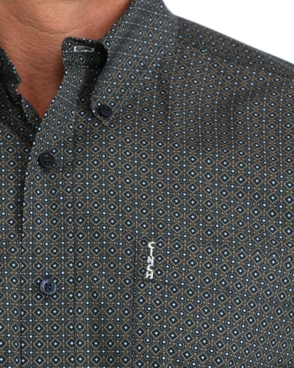 Load image into Gallery viewer, Cinch Men's Modern Fit Geometric Patterned Shirt
