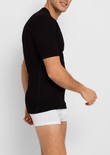 Load image into Gallery viewer, Bonds Mens Aircel Thermal Short Sleeve - Black
