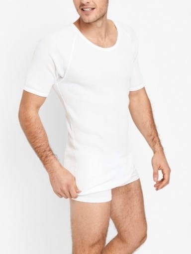 Bonds Mens Aircel Thermal Short Sleeve - White