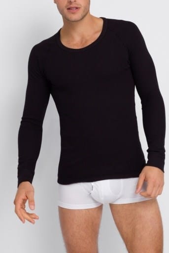 Bonds Mens Aircel Thermal Long Sleeve - Black