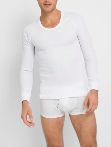 Bonds Mens Aircel Thermal Long Sleeve - White