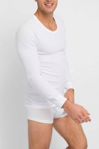 Bonds Mens Aircel Thermal Long Sleeve - White