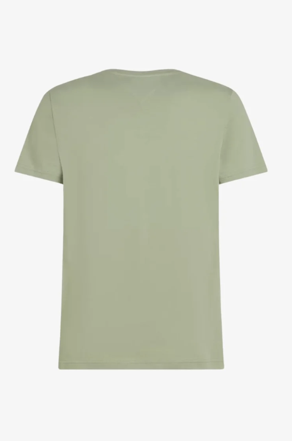 Load image into Gallery viewer, Tommy Hilfiger Mens Logo Tee - Earth Sage
