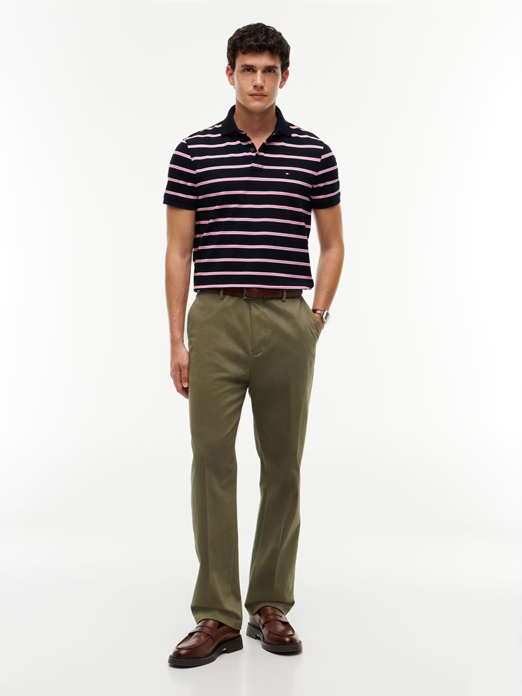 Load image into Gallery viewer, Tommy Hilfiger Mens 1985 Polo - Navy Blue/Synthetic Blush/White
