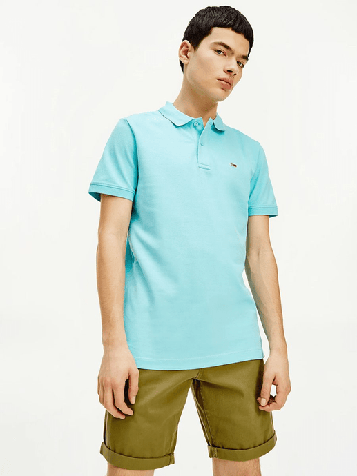 Tommy Hilfiger Mens 1985 Polo - Chlorine Blue