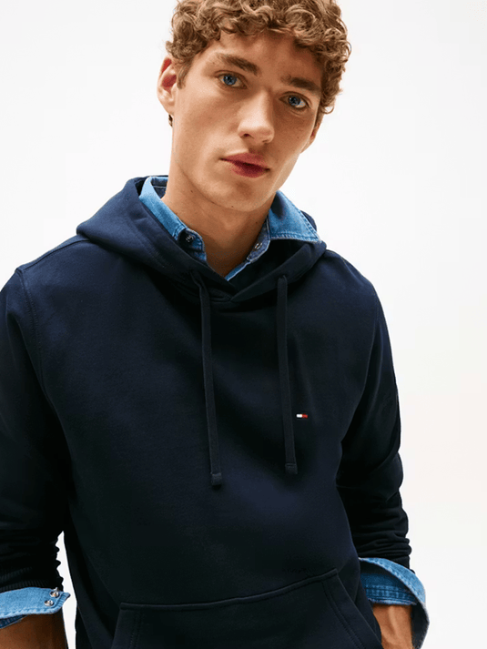 Tommy Hilfiger Mens Flag Embroidery Terry Hoodie