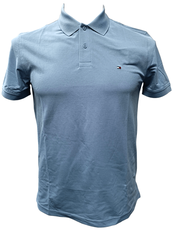 Load image into Gallery viewer, Tommy Hilfiger Mens Performance Pique Regular Fit Polo - Brisk Blue
