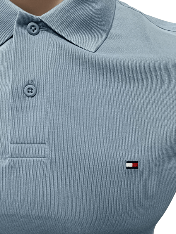 Load image into Gallery viewer, Tommy Hilfiger Mens Performance Pique Regular Fit Polo - Brisk Blue
