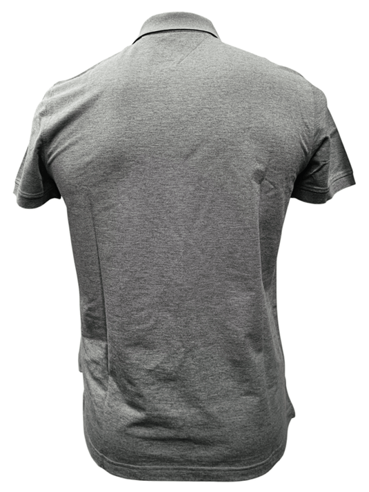Tommy Hilfiger Mens Performance Pique Regular Fit Polo - Grey Heather