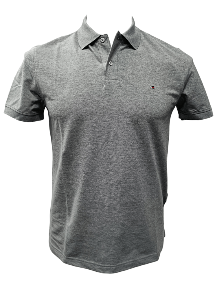 Load image into Gallery viewer, Tommy Hilfiger Mens Performance Pique Regular Fit Polo - Grey Heather
