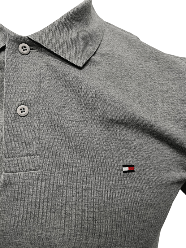 Load image into Gallery viewer, Tommy Hilfiger Mens Performance Pique Regular Fit Polo - Grey Heather
