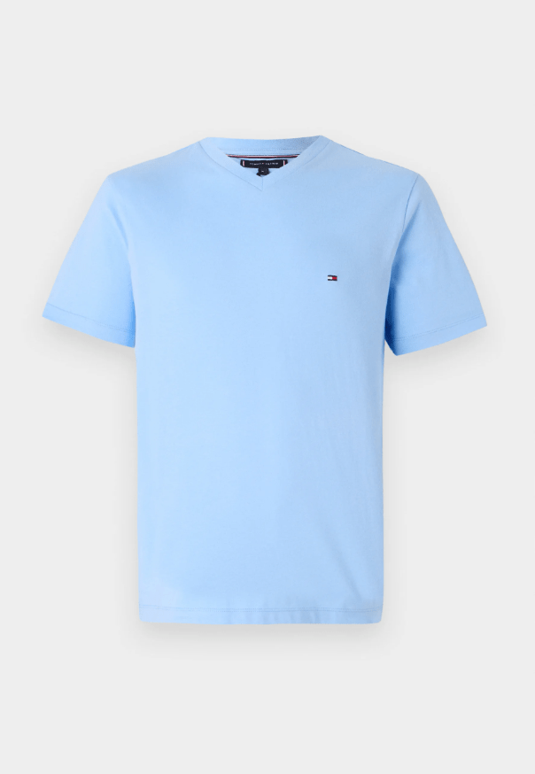 Load image into Gallery viewer, Tommy Hilfiger Mens Essential V-Neck Tee - Vessel Blue
