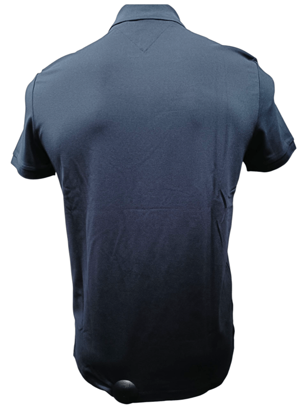 Load image into Gallery viewer, Tommy Hilfiger Mens Performance Pique Zip Regular Fit Polo - Desert Sky
