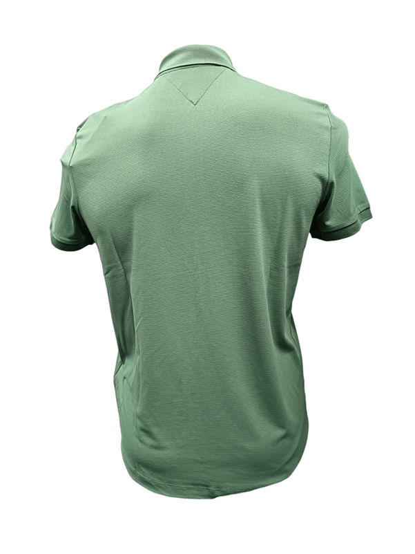 Load image into Gallery viewer, Tommy Hilfiger Mens Performance Pique Zip Regular Fit Polo - Dusty Meadow
