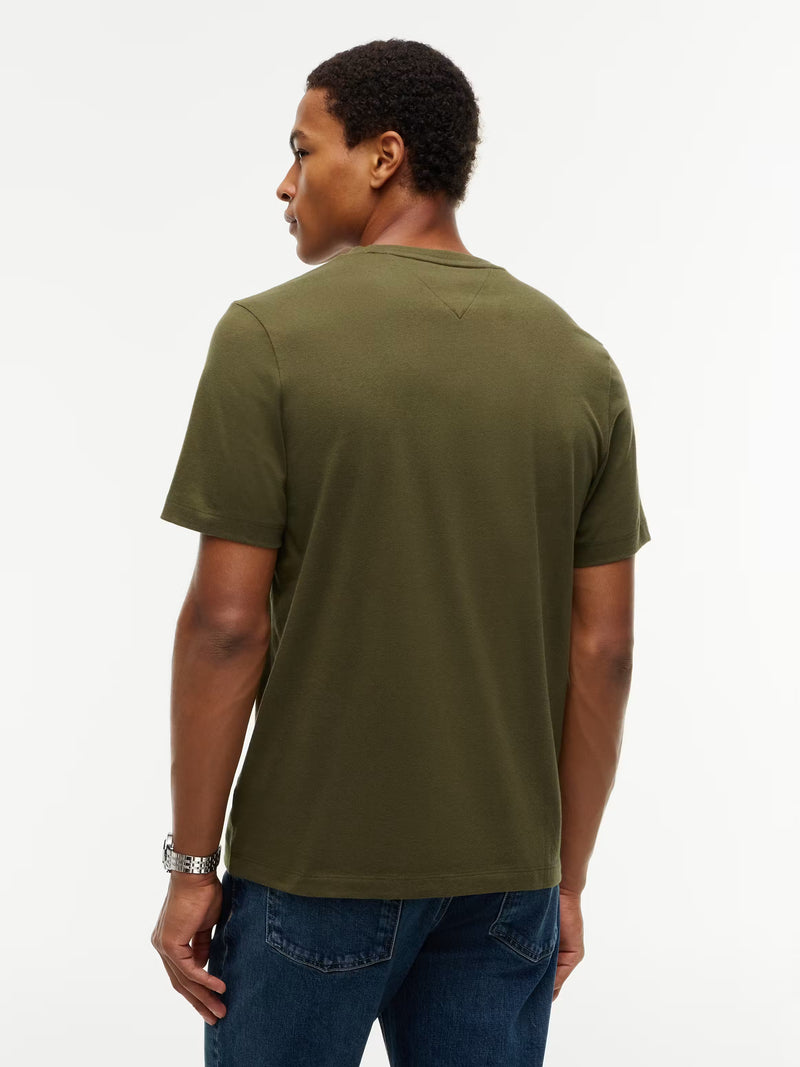 Load image into Gallery viewer, Tommy Hilfiger Mens Essential Seasonal Regular Solid Tee - Huntsman Green

