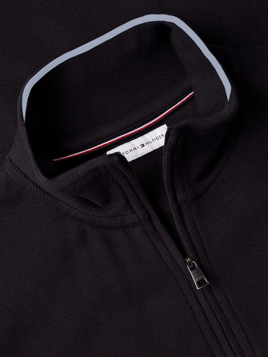 Tommy Hilfiger Mens French Rib Knit 1/4 Zip Sweater