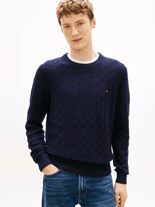 Tommy Hilfiger Lambswool Cable Knit Jumper