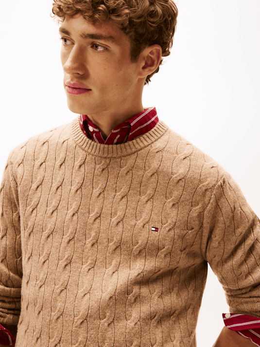 Tommy Hilfiger Lambswool Cable Knit Jumper