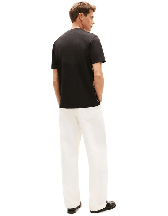 Tommy Hilfiger Mens Global Stripe Tee - Black